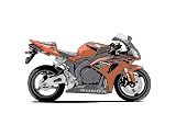 Vehicle Wall Decals - Orange Honda Motorcycle
