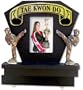 Delux Picture Frame & Ranking Belt Display - Taw Kwon Do