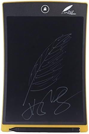 8.5 inch LCD Writing Pad with Stylus Electronic Small Blackboard eWriter (Yellow)