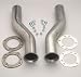 Hedman 18806 Universal X-Tension Unifit 2.5 Tube With 3 Universal Flanges