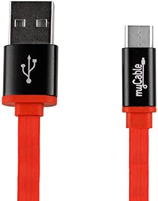 MyCable 3.3 Ft (1M) USB Type C to Standard Type A Data and Charging Cable [Reversible][Hi-Speed] For New Macbook 12 inch, LG G5, Nexus 6P, Nexus 5X, and Other Type-C Supported Devices - RED