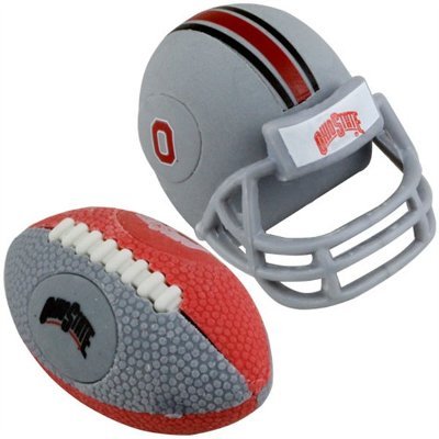 Ohio State 2pk Ball Helmet Separating Buildable Decorative Erasers