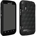 Wireless Solutions au MOTOROLA PHOTON ISW11M Dimples Color Click Case, Black ワイヤレスソリューション ディンプル・カラー クリック ケース, ブラック 358504