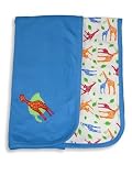 Mak the Yak - Newborn Baby Boys/Girls Blanket, Blue/Multi