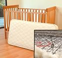 Organic Wool/Cotton Crib 242 Coil Mattress 28x52