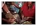 A Man Bundles up a Bunch of Finished Cigars in a Factory in Trinidad, Cuba, Trinidad,...