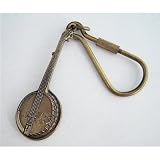バンジョー アンティークブラス キーホルダー Banjo (Antique Brass) Keychainの画像