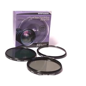 Merkury 77mm Professional Filter Kit - UV, PL, FLD