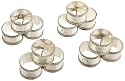 DII Silver Band Napkin Ring, Set of 12