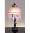 6 Fringed Globe Pink & Base