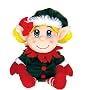 Plush Santa's Secret Elf Girl 11"