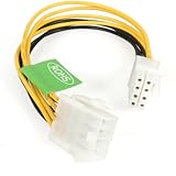 StarTech.com 8-Inch EPS 8-Pin Power Extension Cable (EPS8EXT)