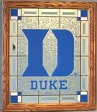 Duke Blue Devils Stained Glass Wall Plaque