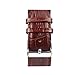 Valkit Compatible with Apple Watch Bands 38mm 40mm Genuine Leather Strap Smart Watch Band Bracelet Replacement Wristband with Stainless Steel Adapter Clasp for iWatch 6 5 4 3 2 1, Brown