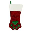 Deluxe Pawprint Christmas Stocking