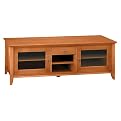 60" Flat Panel TV Base- Light Cherry