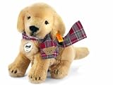 Steiff 79498 - Little Scots Yellow Golden Retriever - Welpe mit Karo Schal