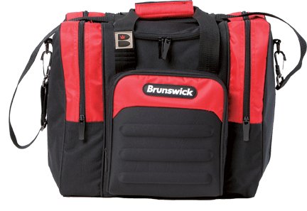 Childrens Toyshop  Sporting Goods : Brunswick Flash Single Tote Black/Red