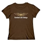 T-Shirt Woman Brown Trinidad & Tobago Gothic Country