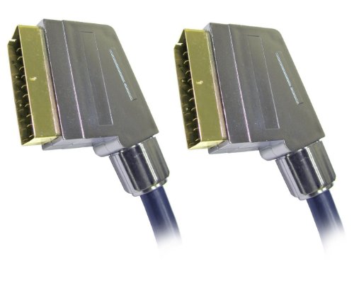 Ex-Pro® Professional Gold 99.99% OFC oxygen-free - Scart to Scart Cable - 0.75m [75cm]