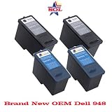 OEM Dell (2 Pcs) High Yield Black Ink Cartridge (Series 11) + (2 Pcs) OEM Dell High Yield Color Ink Cartridge (Series 11) Combo
