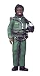 Patriotic African American Woman USA Air Force Christmas Ornament #W9747