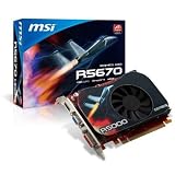 MSI R5670-MD1GD3 Radeon 5670 1024 MB DDR3 HDMI/DVI/VGA Video Card