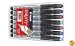 Pilot Varsity Disposable Fountain Pen Assorted Ink 7 Pack Pouch, 90029