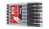 Pilot Varsity Disposable Fountain Pen Assorted Ink 7 Pack Pouch, 90029