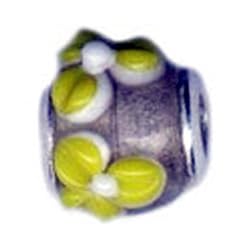 LemonFlowersGlassOrianaBead-PandoraBeadandBraceletCompatible