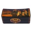 Handmade Tibetan Black Leather Jewelry Box With Children Playing