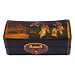 Handmade Tibetan Black Leather Jewelry Box With Children Playing
