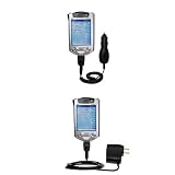 Essential Kit for the Compaq iPAQ 3950 - includes Car and Wall Charger with Rapid Charge Technology - Gomadic Brand w/ TipExchange Technology