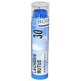 Boiron Homeopathic Medicine Lachesis Mutus, 30C Pellets, 80-Count Tubes (Pack of 5)