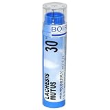 Boiron Homeopathic Medicine Lachesis Mutus, 30C Pellets, 80-Count Tubes (Pack of 5)