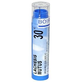 Boiron Homeopathic Medicine Lachesis Mutus, 30C Pellets, 80-Count Tubes (Pack of 5)
