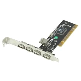 K�nig - CMP-USBCARD2HS - Carte PCI USB 2.0 - 5 ports
