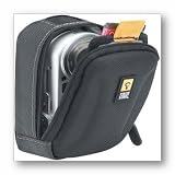 Case Logic QBP-2 Small Camera Case,Front-load design,Internal battery pocket,Screen-safe snap system,Wrist strap line-out