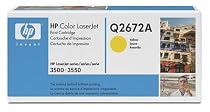 Original HP Color LaserJet Q2672A Yellow Print Cartridge in Retail Packaging