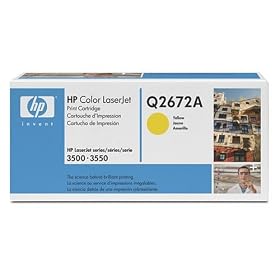 Hewlett-Packard Model Q2672A Yellow Print Cartridge