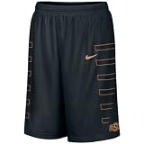 Nike Oklahoma State Cowboys Black Player Tackle Twill Basketball Shorts