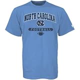 Russell North Carolina Tar Heels Sky Blue Football T-shirt