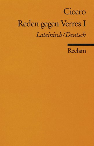 Reden gegen Verres, Latein.-Dtsch.