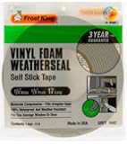 Frost King V442H Vinyl Foam Tape 1/8-Inch, Grey