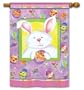 Easter Bunny House Flag
