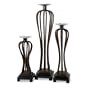 Set of 3 Carolyn Kinder State Street Candleholders