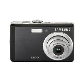 Samsung Digimax L830 8.1MP Digital Camera with 3x Optical Zoom (Black) by Samsung