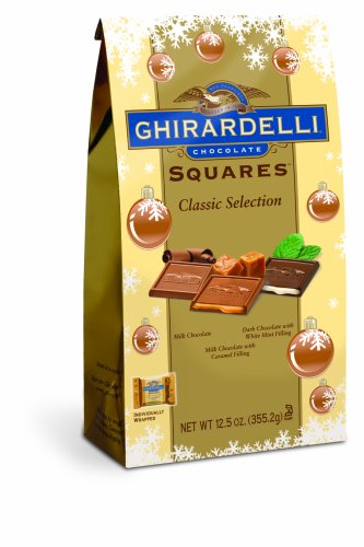 Ghirardelli Chocolate Squares Classic Selection (Milk with Caramel, Dark with Mint, Milk... by Ghirardelli