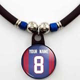 Houston Texans Jersey Necklace Personalized with Your Name and Number