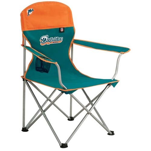 Buy North Pole Miami Dolphins Deluxe Folding Arm Chair by North Pole